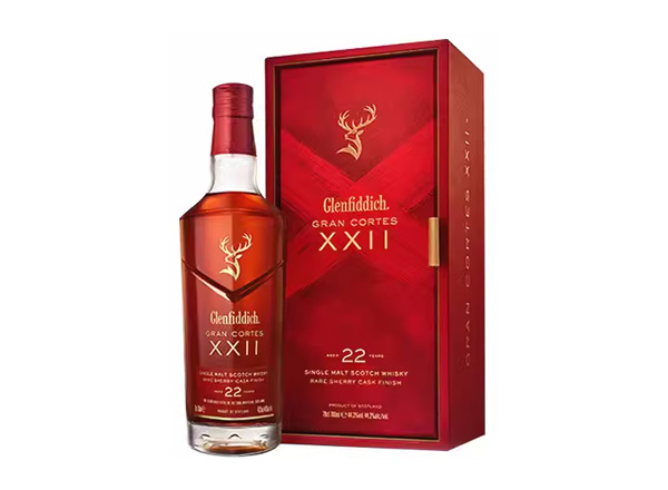 涪陵回收格兰菲迪22年璀璨珍藏版威士忌700ml礼盒装Glenfiddich XXII苏格兰威士忌行情价格