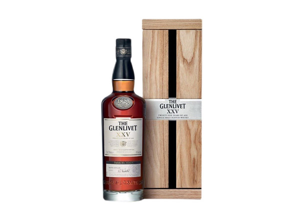 涪陵格兰威特威士忌回收格兰威特25年陈酿威士忌The Glenlivet XXV洋酒上门收购行情价格