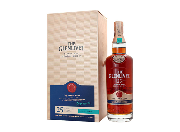 涪陵The Glenlivet回收格兰威特25年苏格兰单一麦芽威士忌陈酿风味创造系列行情价格