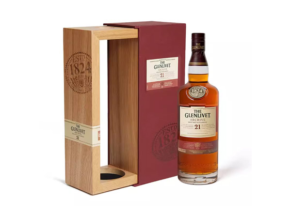 涪陵上门收购格兰威特21年陈酿威士忌回收The Glenlivet Archive洋酒行情价格