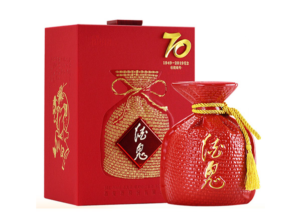 涪陵回收酒鬼酒红坛70纪念酒1949-2019年收藏酒54度700ml上门收购行情价格