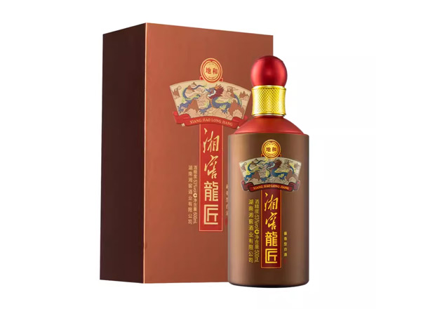 涪陵湘窖龍匠地和回收湘窖酒龙匠酱香型53度500ml礼盒装
