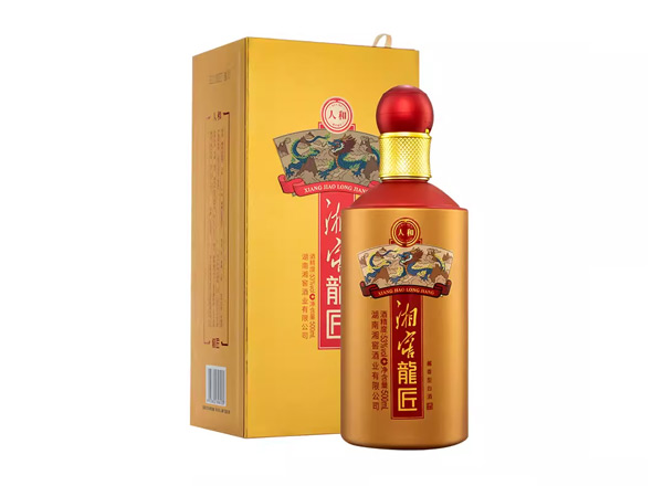 涪陵回收湘窖龍匠人和酱香型白酒53度500ml礼盒湘窖酒龙匠人和收购