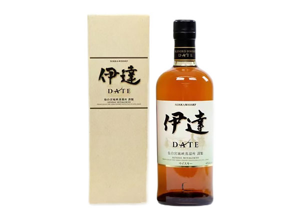 涪陵Nikka Date回收一甲宫城峡蒸馏所产伊达调和型威士忌行情价格