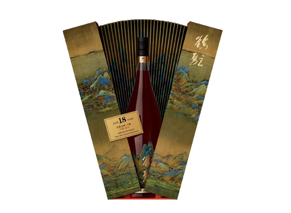 涪陵鹤驻18年黄酒回收鹤驻新花雕18年珍藏版千里江山图